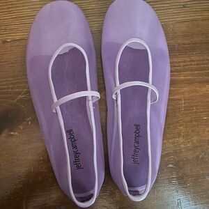 Jeffrey Campbell mesh ballet flats size 7